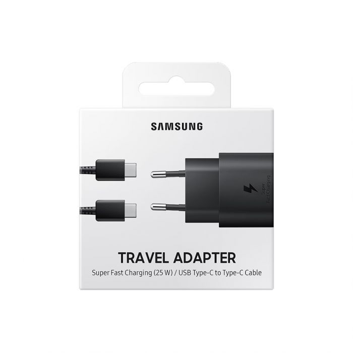 Samsung Travel Adapter (25W, Black) Samsung Travel Adapter (25W, Black)